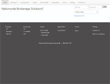 Tablet Screenshot of iiibrokerage.com